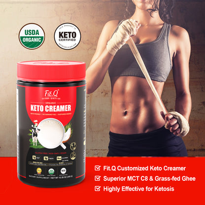 Fit.Q Organic KETO Creamer 100%New Zealand Grass-fed Ghee With MCT Oil