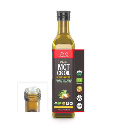 Fit.Q Organic MCT Oil Made From 100% Organic Coconuts